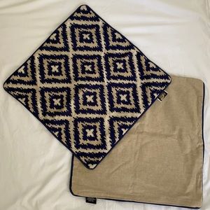 Devi Designs throw pillow cover.